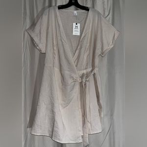Off white 100% wrap  romper